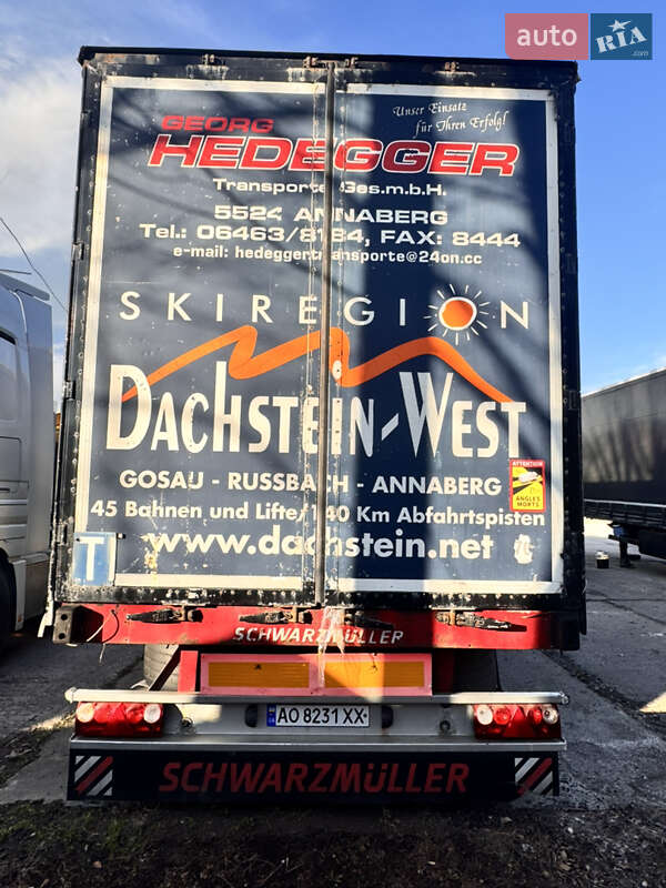 Тентованный борт (штора) - полуприцеп Schwarzmuller SPA-3E 2006 в Ужгороде фото 4 Тентованный борт (штора) - полуприцеп Schwarzmuller SPA-3E 2006 в Ужгороде