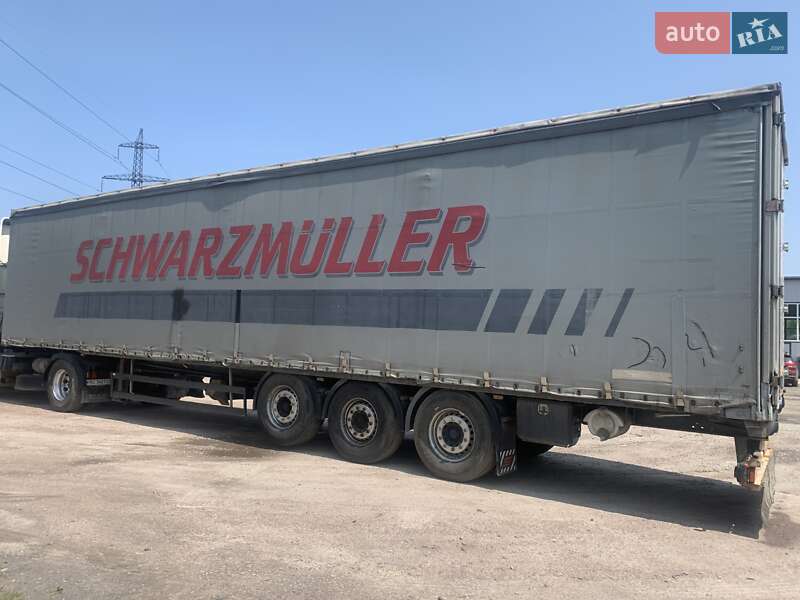 Тентованный борт (штора) - полуприцеп Schwarzmuller SPA-3E 2005 в Львове