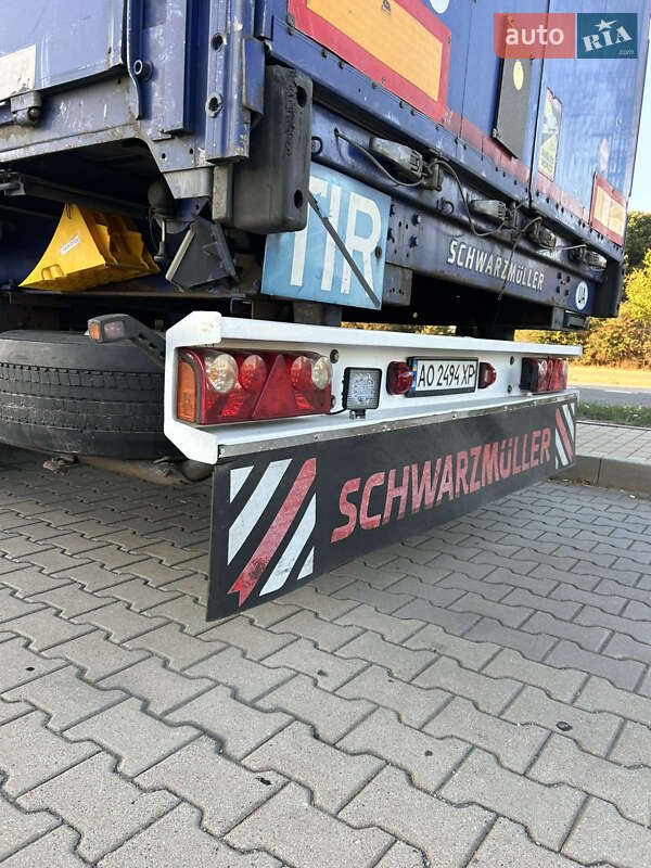 Тентованный борт (штора) - полуприцеп Schwarzmuller SPA-3E 2012 в Мукачево