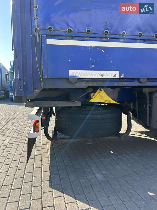 Тентованный борт (штора) - полуприцеп Schwarzmuller SPA-3E 2012 в Мукачево