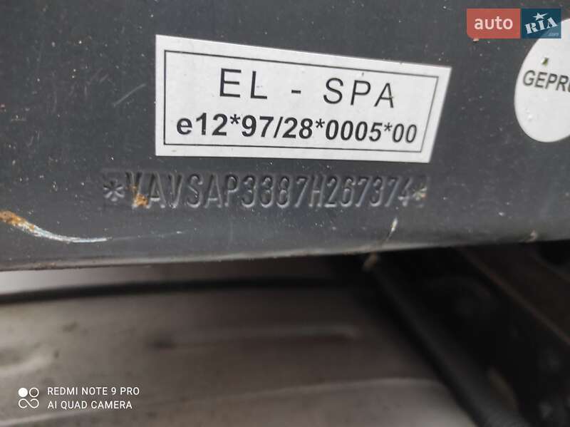 Платформа напівпричіп Schwarzmuller SPA-3E 2007 в Тернополі