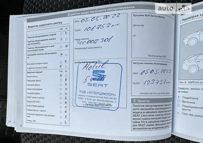 Минивэн SEAT Altea XL 2015 в Киеве документ