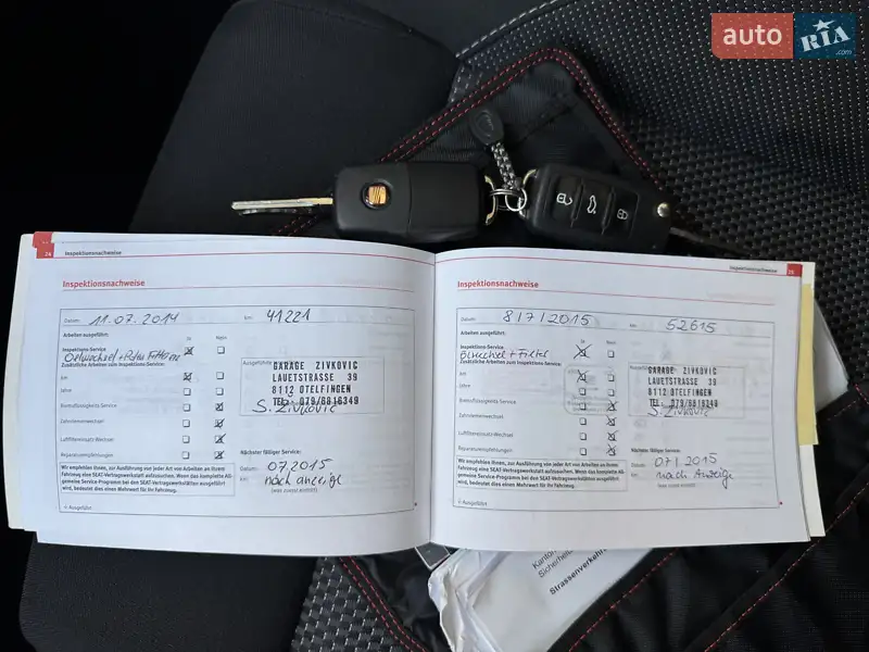Хэтчбек SEAT Leon 2010 в Луцке документ