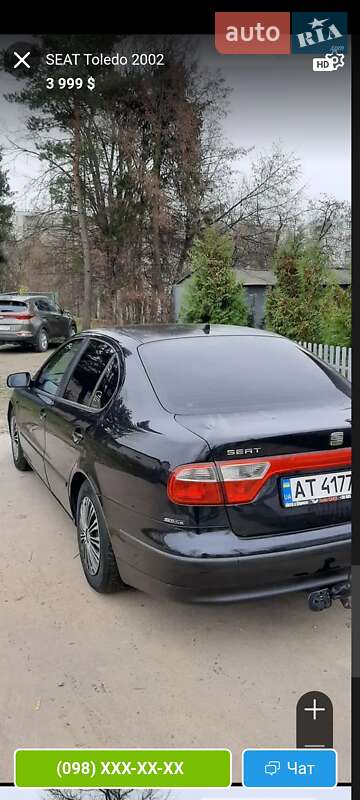 Седан SEAT Toledo 2002 в Ивано-Франковске