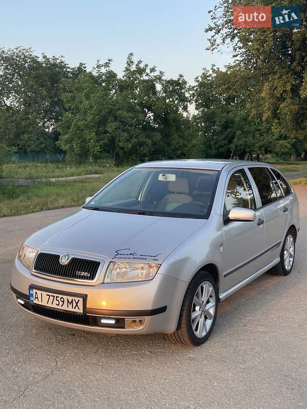 Универсал Skoda Fabia 2001 в Монастырище