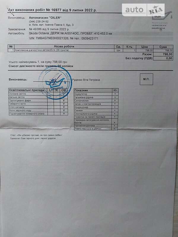 Лифтбек Skoda Octavia 2016 в Василькове фото 53 Лифтбек Skoda Octavia 2016 в Василькове