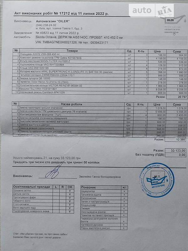 Лифтбек Skoda Octavia 2016 в Василькове фото 54 Лифтбек Skoda Octavia 2016 в Василькове