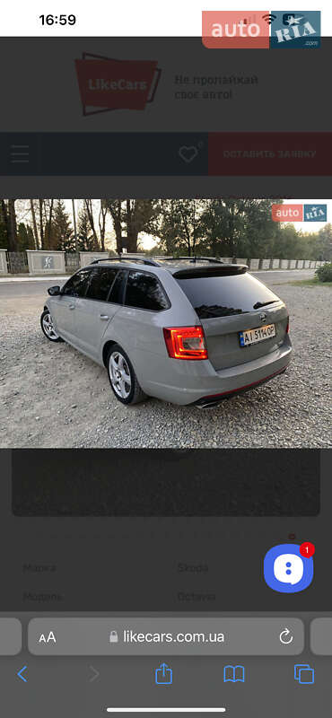 Универсал Skoda Octavia 2016 в Черновцах