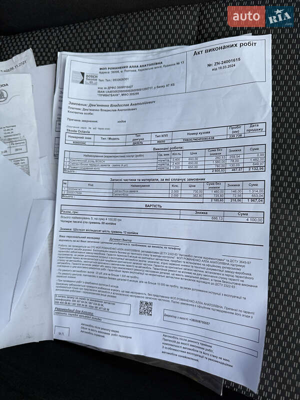Універсал Skoda Octavia 2014 в Полтаві