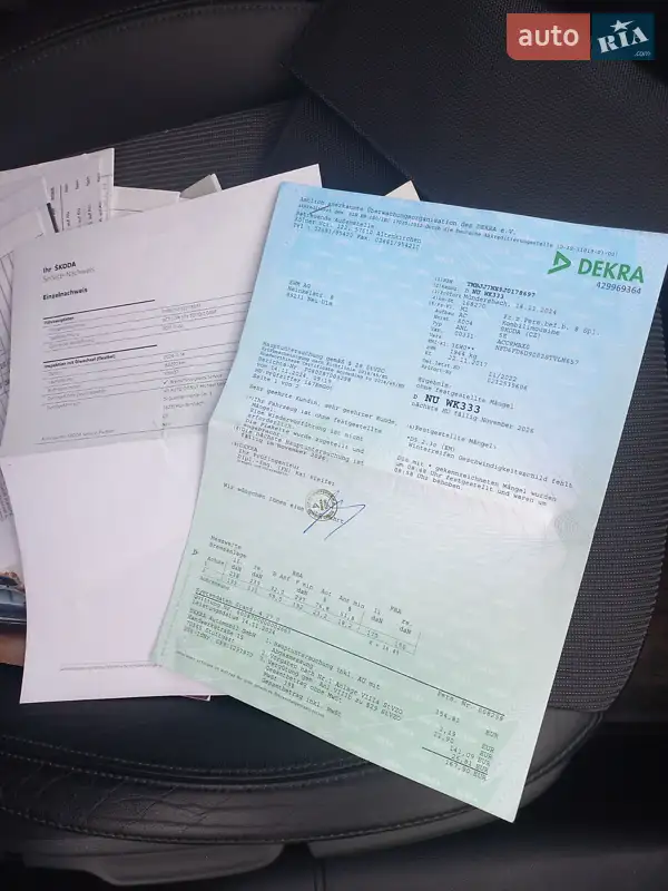 Универсал Skoda Octavia 2017 в Ровно документ