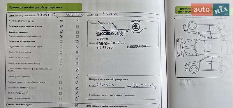 Лифтбек Skoda Octavia 2017 в Луцке