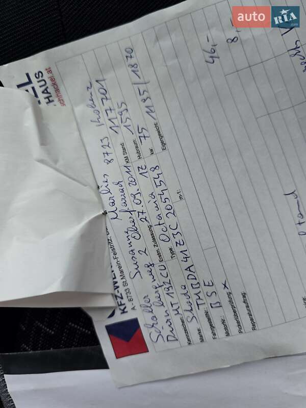 Лифтбек Skoda Octavia 2012 в Полтаве фото 61 Лифтбек Skoda Octavia 2012 в Полтаве