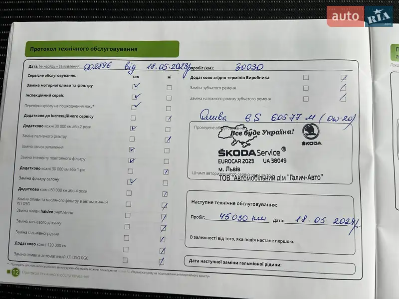 Лифтбек Skoda Octavia 2021 в Киеве документ 4 фото Лифтбек Skoda Octavia 2021 в Киеве документ