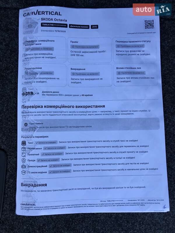 Универсал Skoda Octavia 2015 в Коростене