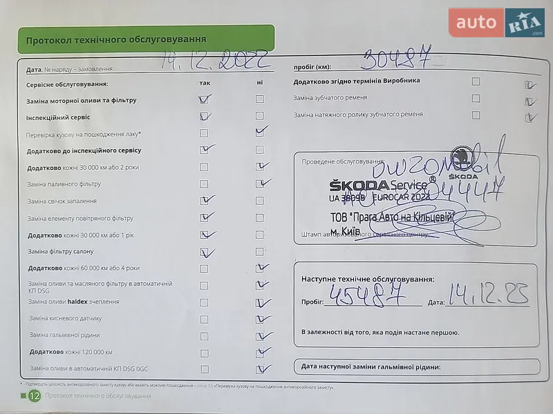 Лифтбек Skoda Octavia 2021 в Киеве документ
