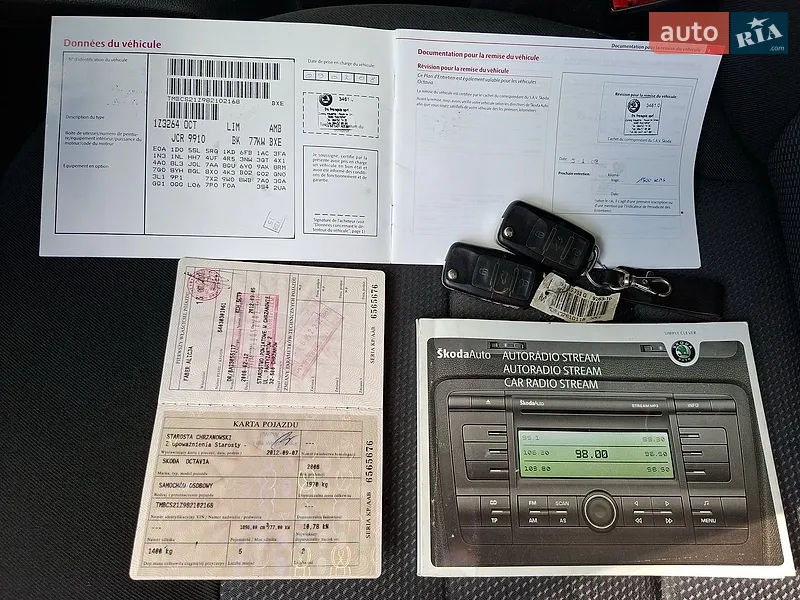 Лифтбек Skoda Octavia 2008 в Хмельницком документ