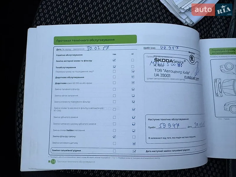 Лифтбек Skoda Octavia 2014 в Киеве документ