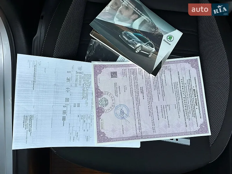 Лифтбек Skoda Octavia 2019 в Луцке документ 2 фото Лифтбек Skoda Octavia 2019 в Луцке документ