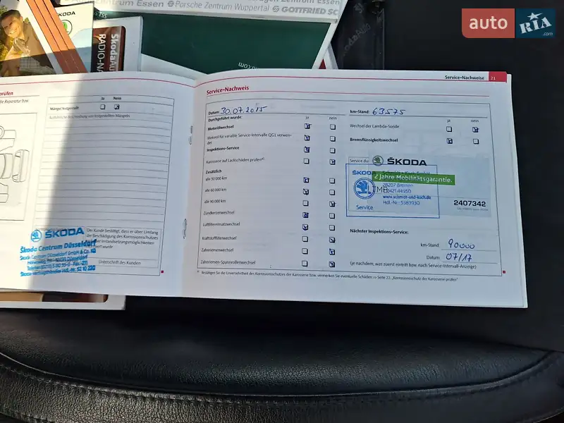 Лифтбек Skoda Superb 2008 в Ивано-Франковске документ