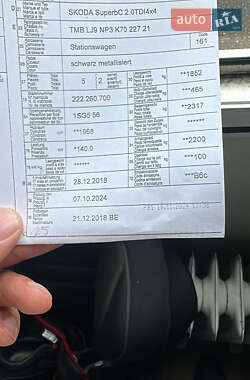Универсал Skoda Superb 2018 в 