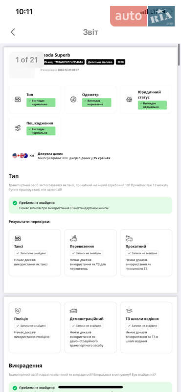 Лифтбек Skoda Superb 2020 в Ужгороде