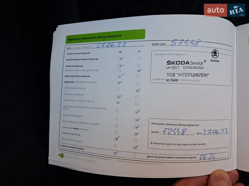 Лифтбек Skoda Superb 2019 в Хмельницком документ