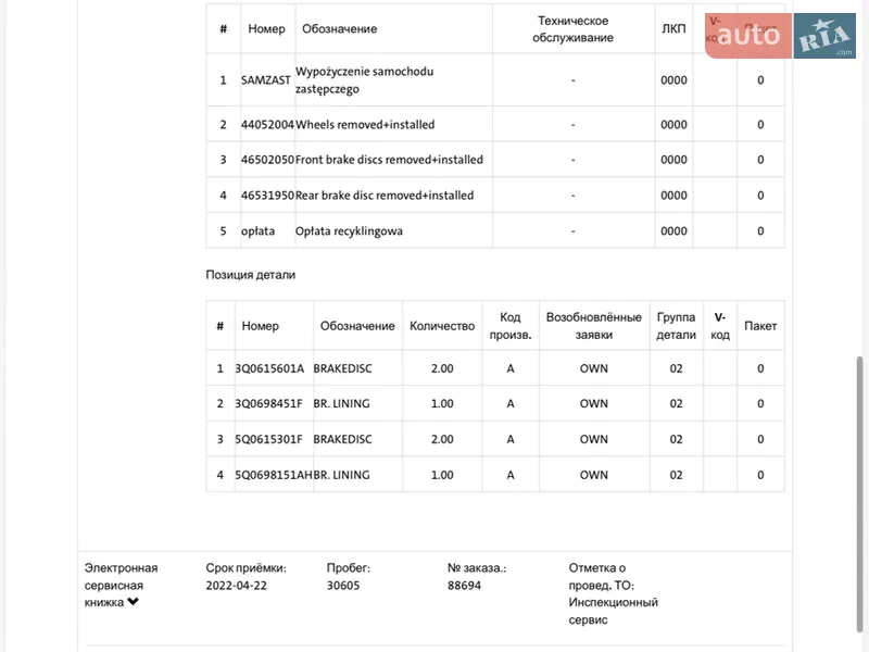 Лифтбек Skoda Superb 2021 в Трускавце документ