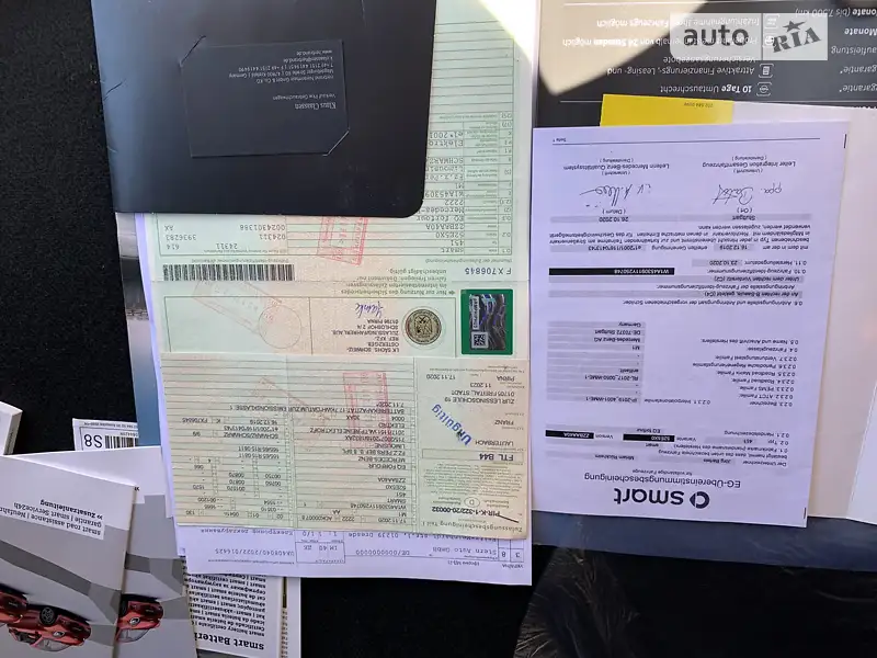 Хетчбек Smart EQ Forfour 2020 в Чернівцях документ