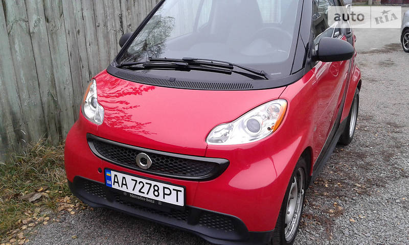 Smart fortwo 2013 года
