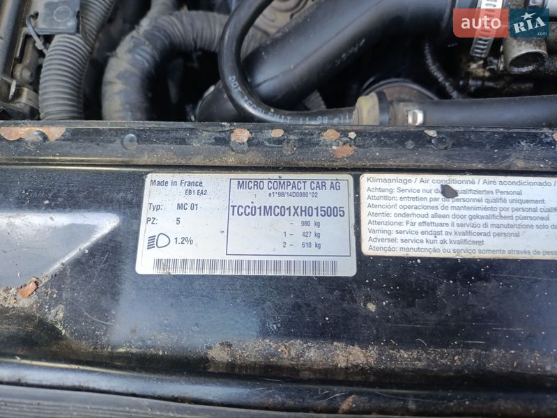 Купе Smart Fortwo 1999 в Києві