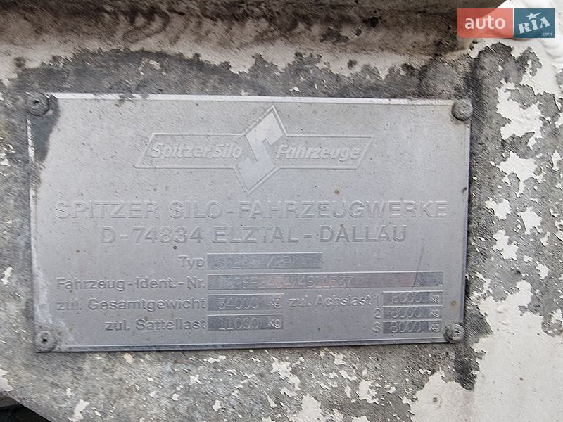 Цистерна полуприцеп Spitzer SF 1998 в Броварах
