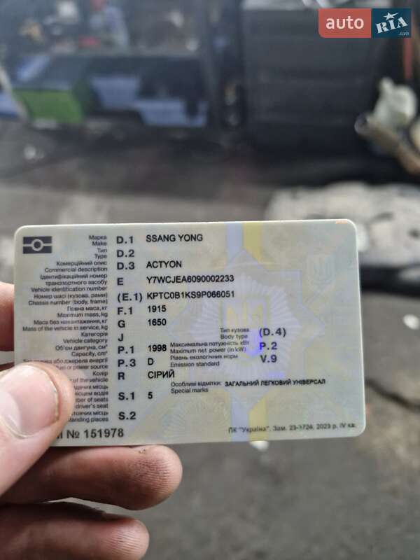 Позашляховик / Кросовер SsangYong Actyon 2009 в Києві