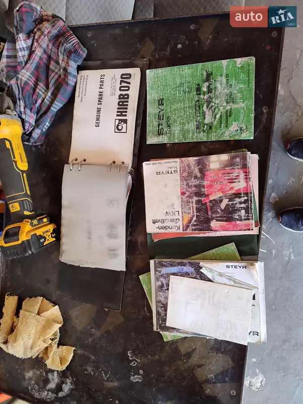 Кран-манипулятор Steyr 13S23 1990 в Ковеле документ 2 фото Кран-манипулятор Steyr 13S23 1990 в Ковеле документ