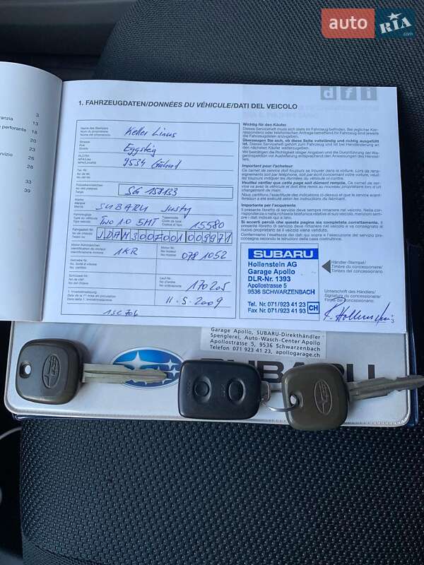 Хэтчбек Subaru Justy 2009 в Киеве фото 29 Хэтчбек Subaru Justy 2009 в Киеве