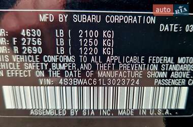 Седан Subaru Legacy 2020 в 