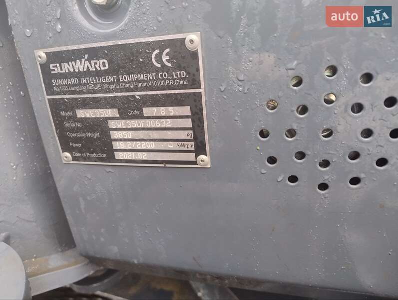 Миниэкскаватор SunWard SWE 2021 в Киеве