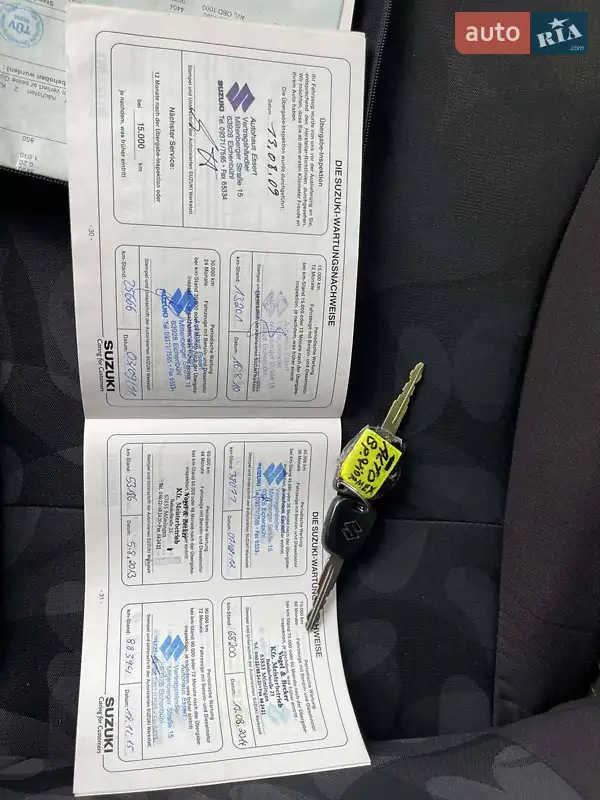 Седан Suzuki Alto 2009 в Стрию документ