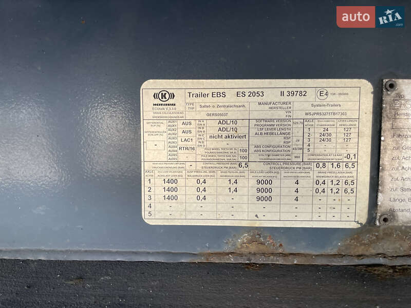 Тентованный борт (штора) - полуприцеп System Trailers TKS 24 2005 в Львове фото 38 Тентованный борт (штора) - полуприцеп System Trailers TKS 24 2005 в Львове