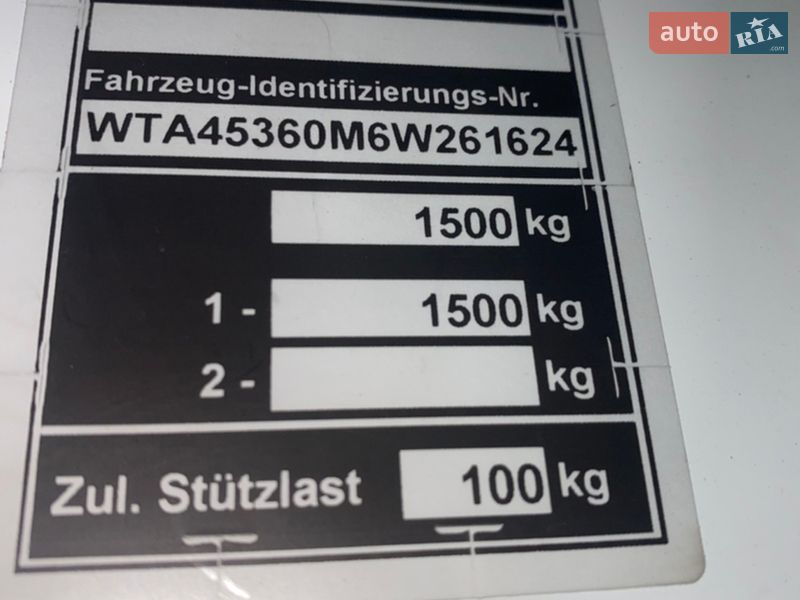 Причіп дача Tabbert DaVinci 2007 в Львові