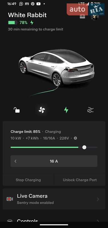 Седан Tesla Model 3 2019 в Києві