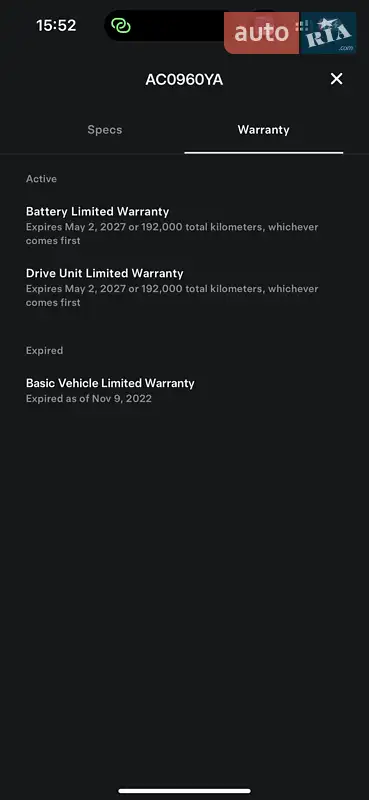 Седан Tesla Model 3 2019 в Луцке документ
