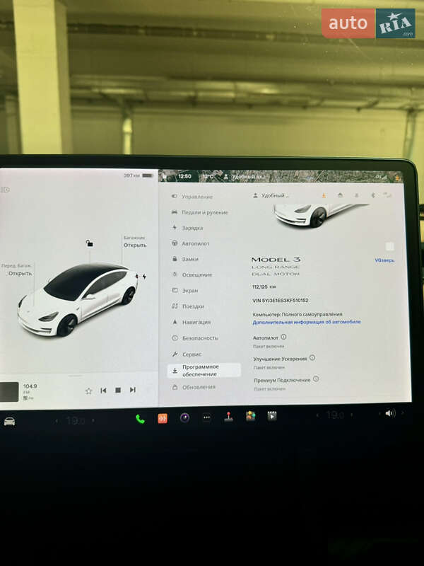 Седан Tesla Model 3 2019 в Одесі