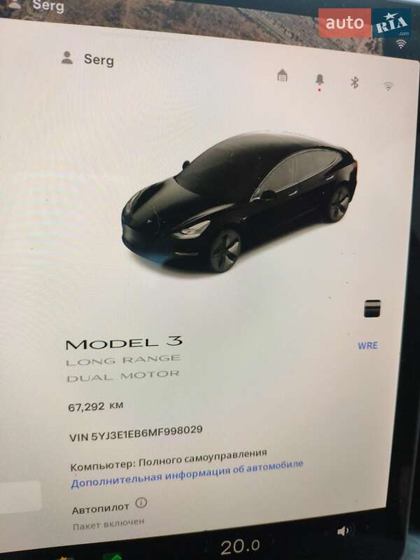 Седан Tesla Model 3 2021 в Киеве