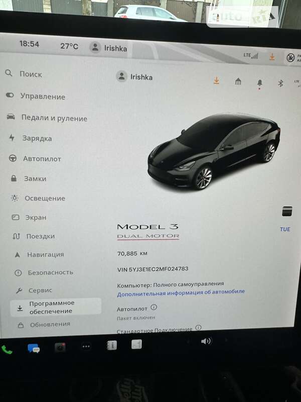 Седан Tesla Model 3 2021 в Ужгороді