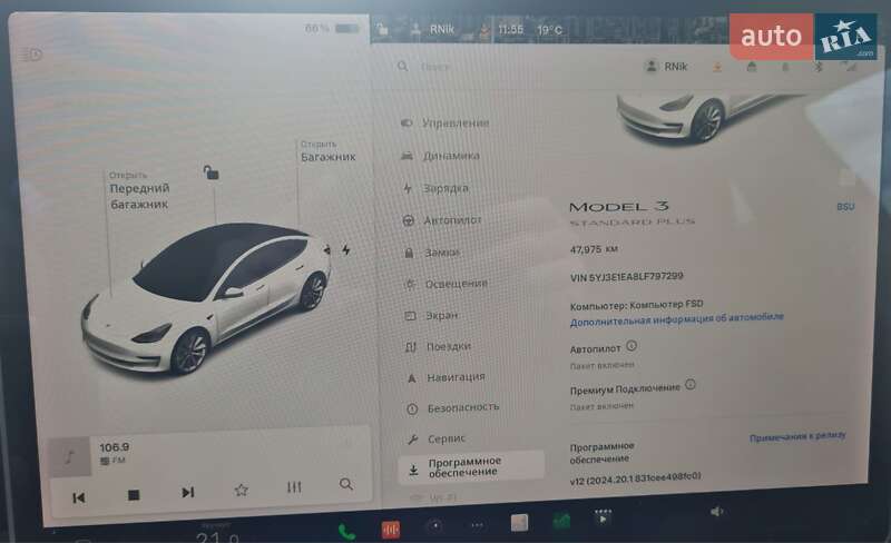 Седан Tesla Model 3 2020 в Кривому Розі