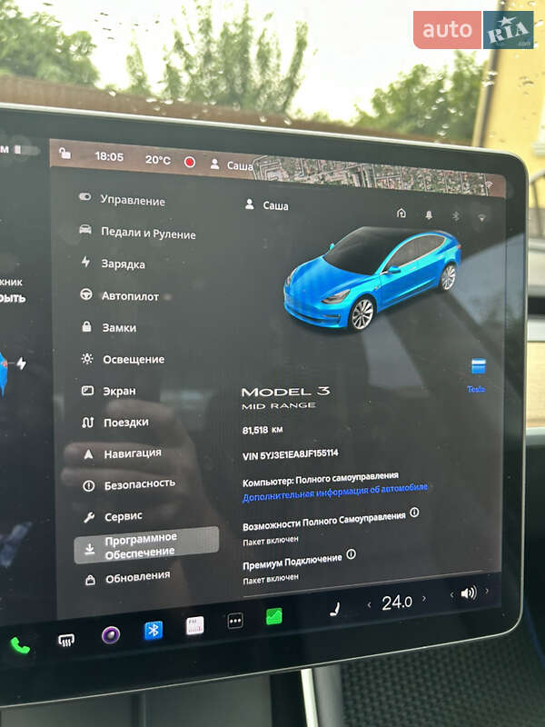 Седан Tesla Model 3 2018 в Одесі