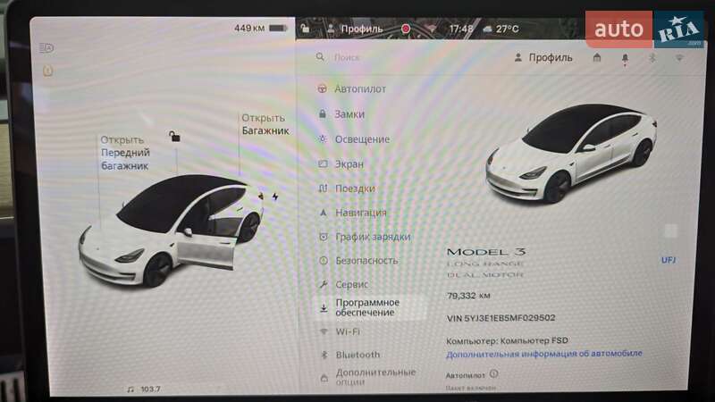 Седан Tesla Model 3 2021 в Вінниці