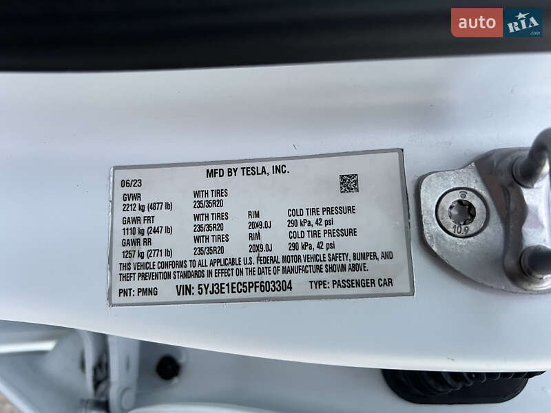 Седан Tesla Model 3 2023 в Запорожье фото 22 Седан Tesla Model 3 2023 в Запорожье