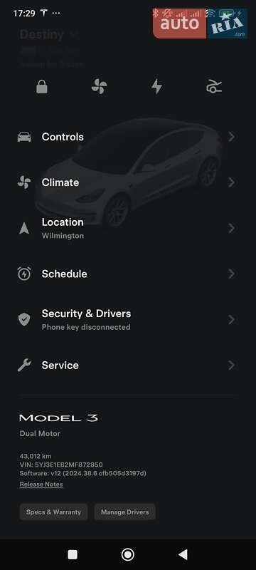 Седан Tesla Model 3 2020 в Одессе