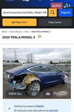 Седан Tesla Model 3 2020 в 
